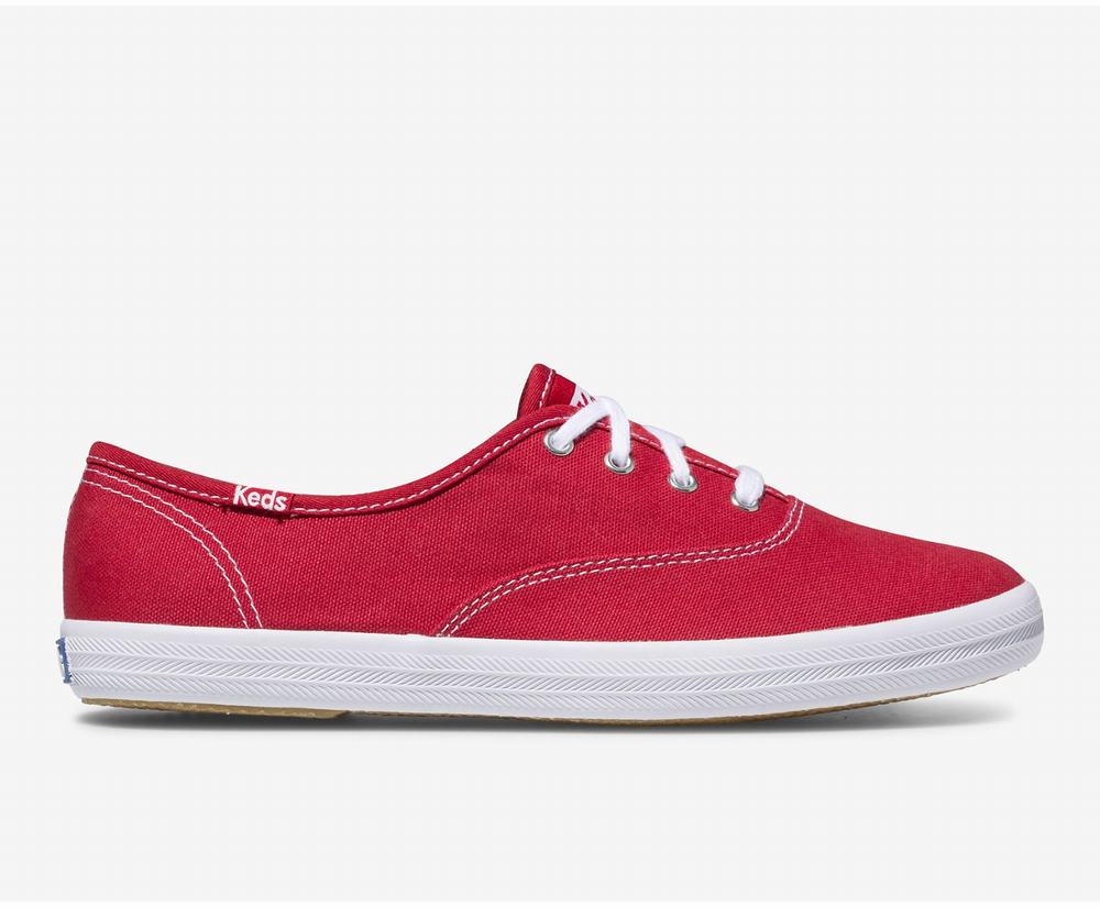 Women's Keds Champion Originals Sneakers Red 0841759SV - South Africa